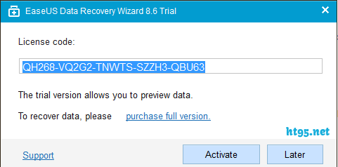Easeus data recovery wizard 8 professional crack serial key tool